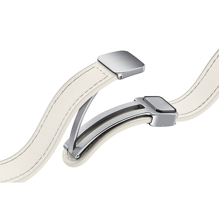 Opiniones sobre Samsung Bracelet Hybride Simili Cuir Crème Watch 4 / 4 Classic / 5 / 5 Pro / 6 / 6 Classic 