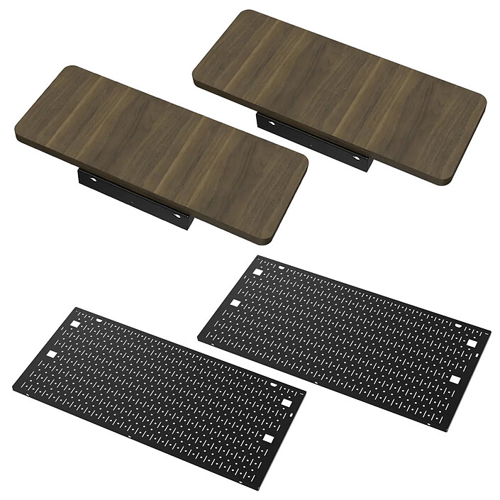 Corsair Desk Extensions and Side Perforated Panel Kit - Hévea 