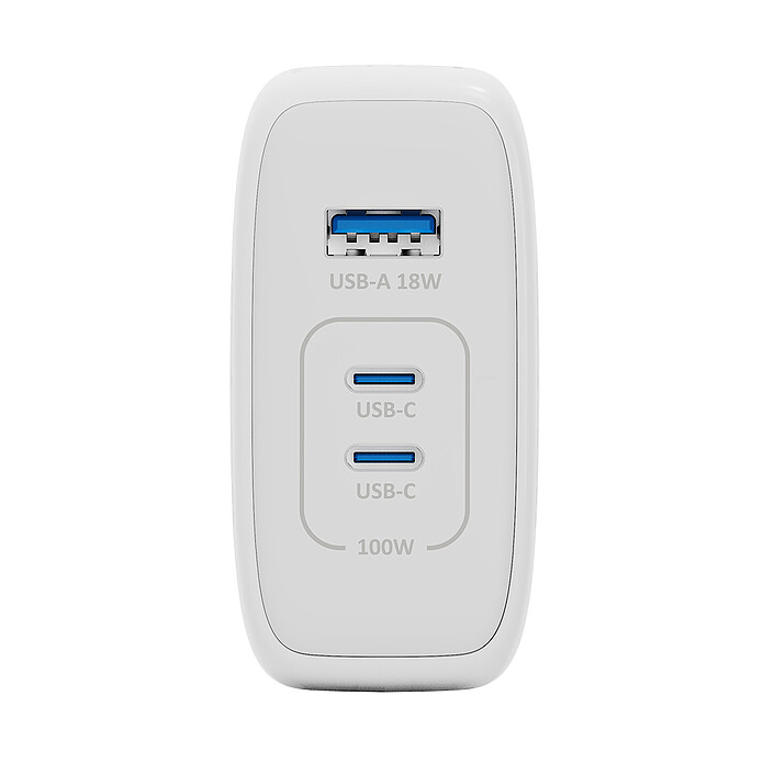 Review INOVU USB-C 100 W Power Delivery GaN wall charger + TEXTORM USB-C 3.1 Gen 2 (10 Gbps) cable - Male/Male - 1 M