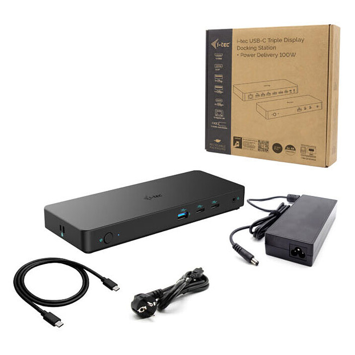 i-tec USB-C Triple Display Docking Station Gen 2 Pro + Power Delivery 100W economico