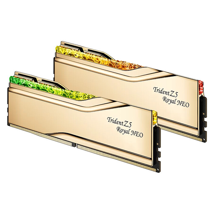 Avis G.Skill Trident Z5 Royal Neo 32 Go (2 x 16 Go) DDR5 8000 MHz CL38 - Or