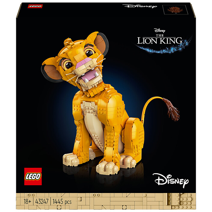 LEGO Disney Classic 43247 Simba, il giovane Re Leone