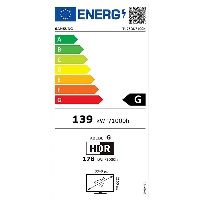 Acheter Samsung LED TU75DU7100K