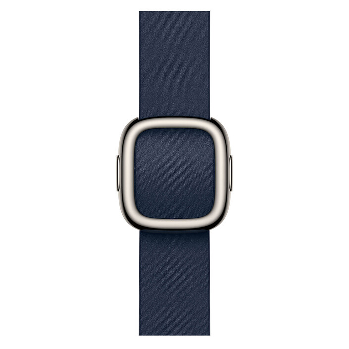 Apple Bracelet Boucle Moderne Bleu Intense 42 mm - S