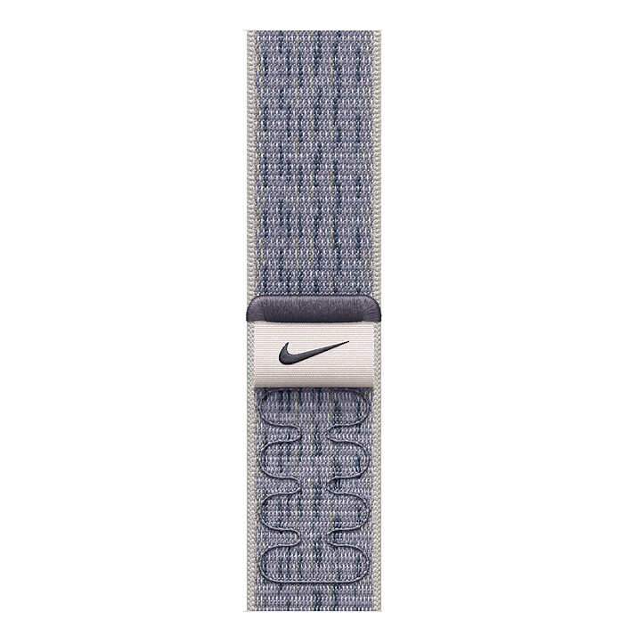 Apple Boucle Sport Nike Gris/Bleu pour Apple Watch 46 mm