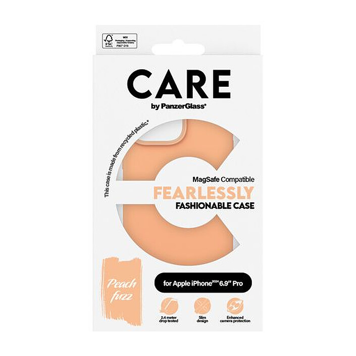 Opiniones sobre PanzerGlass Funda Fashion iPhone 16 Pro Max Pêche