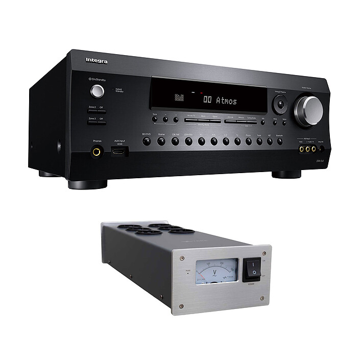 Integra DRX 3.4 Black + Taga Harmony PF-600 Silver