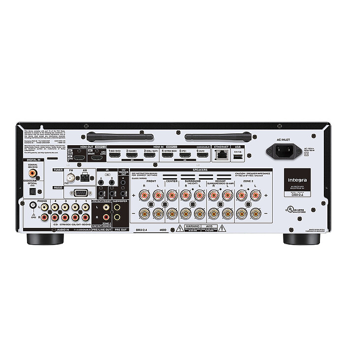 cheap Integra DRX 2.4 Black + Taga Harmony PF-600 Silver