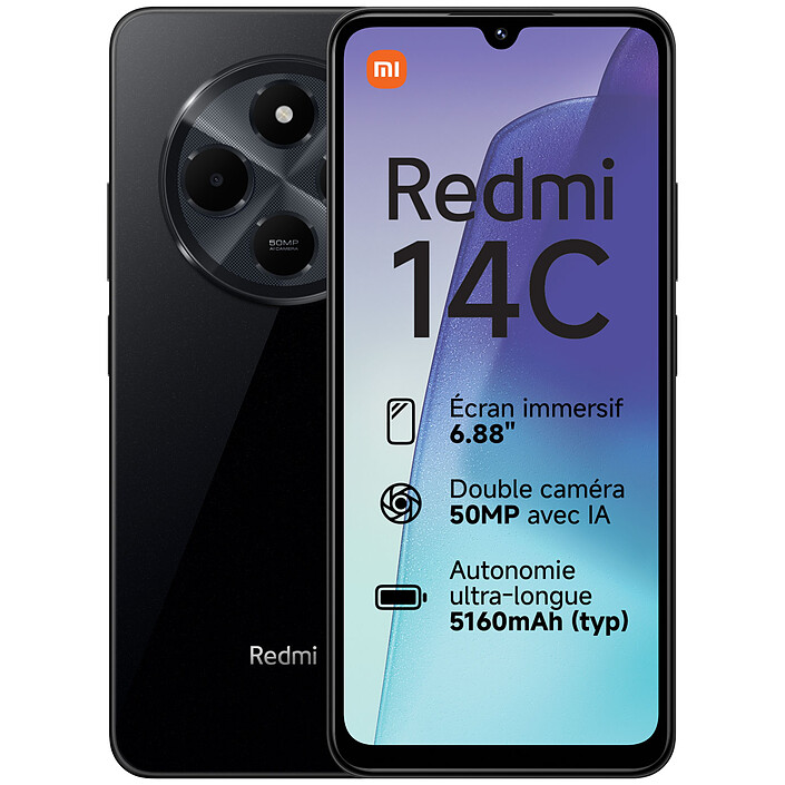 Xiaomi Redmi 14C Black (8GB / 256GB) - Mobile phone & smartphone