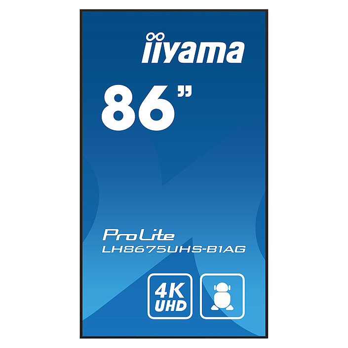 Avis iiyama 86" LED - ProLite LH8675UHS-B1AG