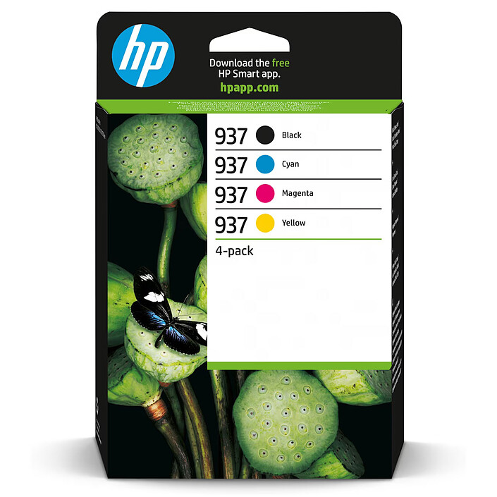 HP 937 (6C400NE) - Pack de 4 Cartouches