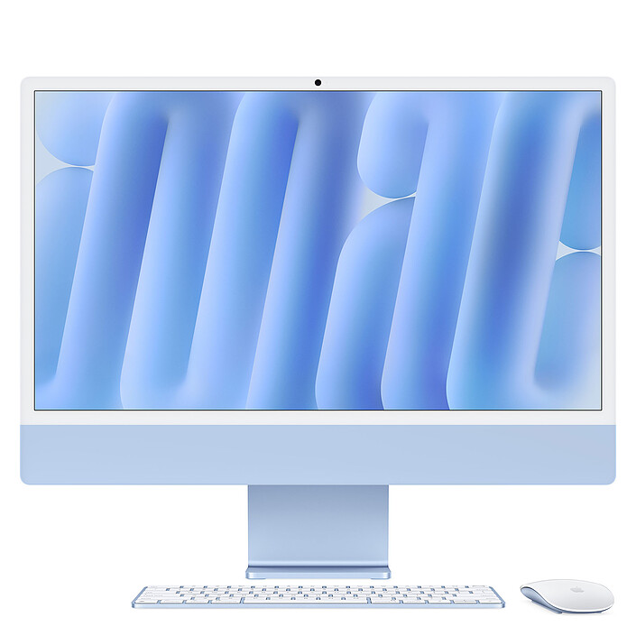 Apple iMac M4 (2024) 24" 24 Go 1 To Bleu (MWV13FN/A-24GB-1TB-MKPN)