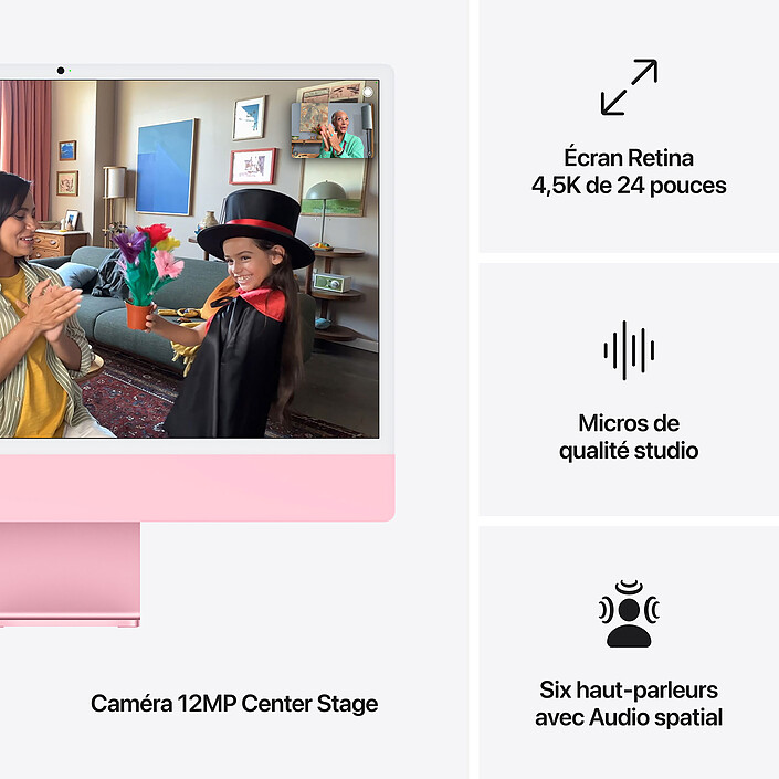 Buy Apple iMac M4 (2024) 24" 24GB 512GB Pink (MWUG3FN/A-24GB-512GB-MKPN-LAN) 