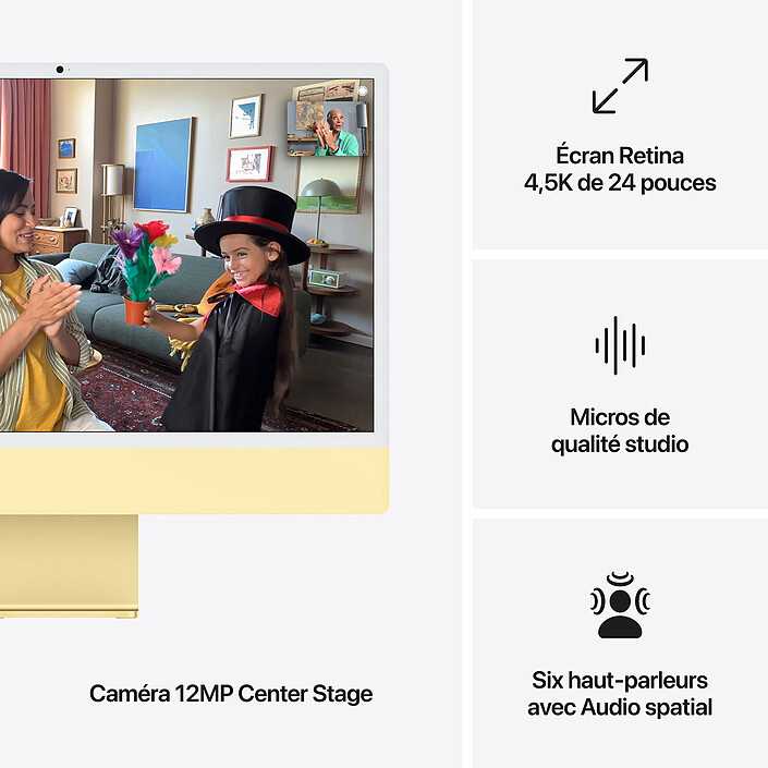 Acquista Apple iMac M4 (2024) 24" 16GB 256GB Giallo (Z1EK)