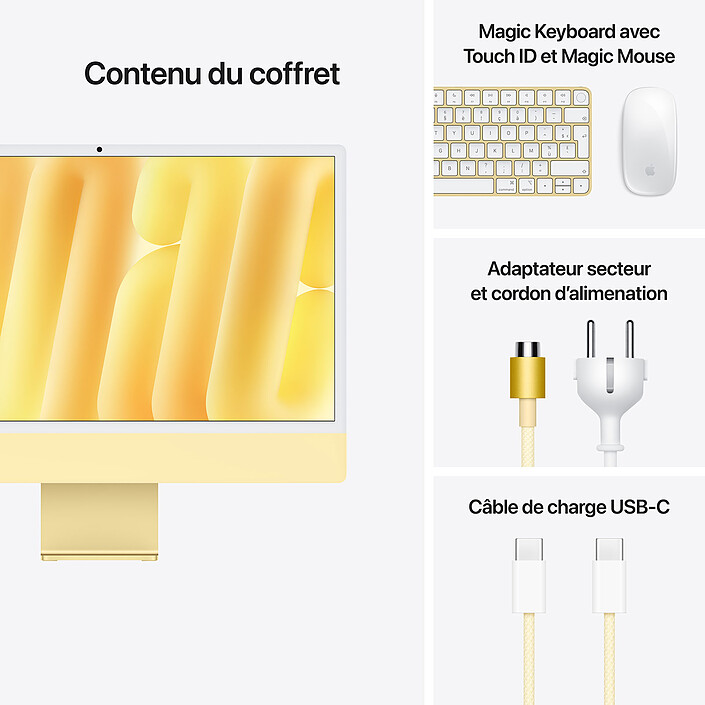 Apple iMac M4 (2024) 24" 16GB 256GB Giallo (Z1EK) economico