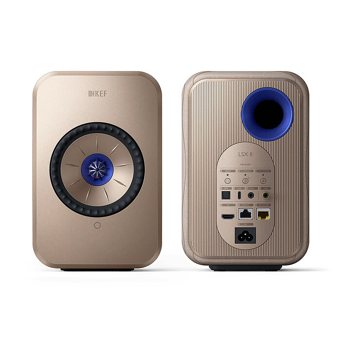KEF LSX II Soundwave by Terence Conran + Audio-Technica AT-LP70XBT Blanc pas cher