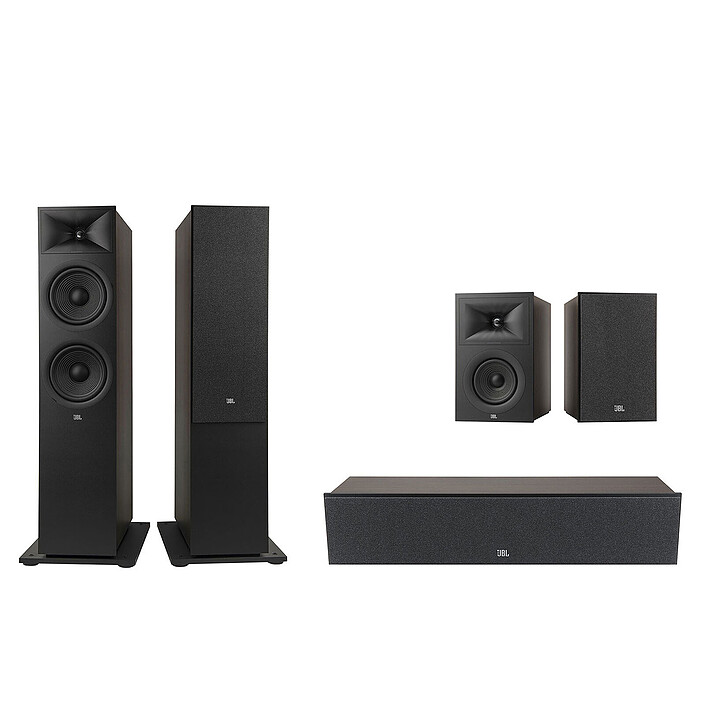 Buy Onkyo TX-NR7100B Black + JBL Pack Stage V2 280F Espresso 5.0
