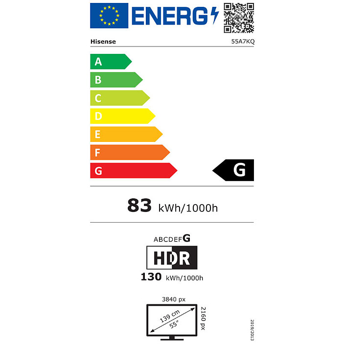 Hisense 55A7KQ pas cher