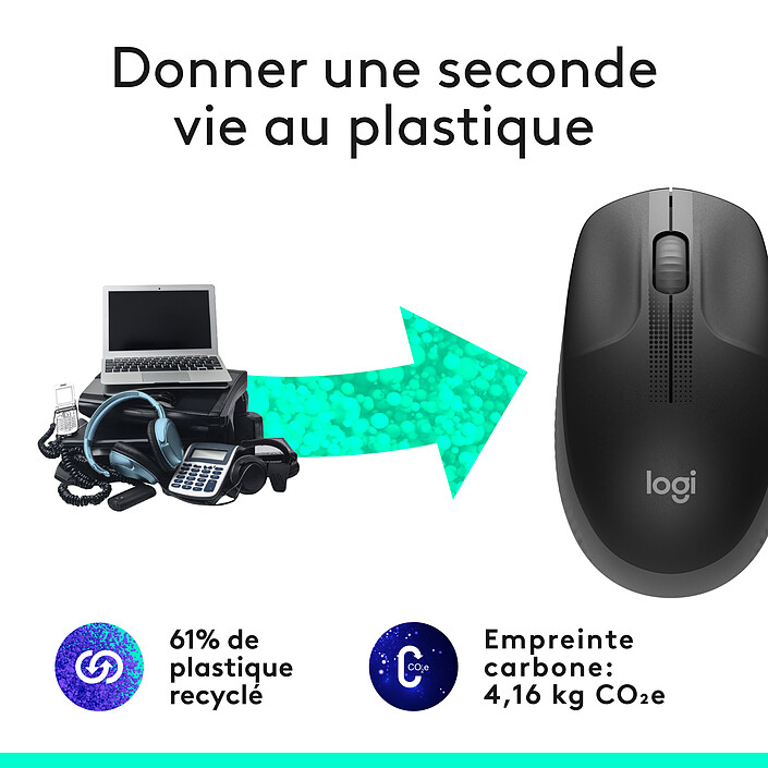 Logitech M190 (carbón) a bajo precio