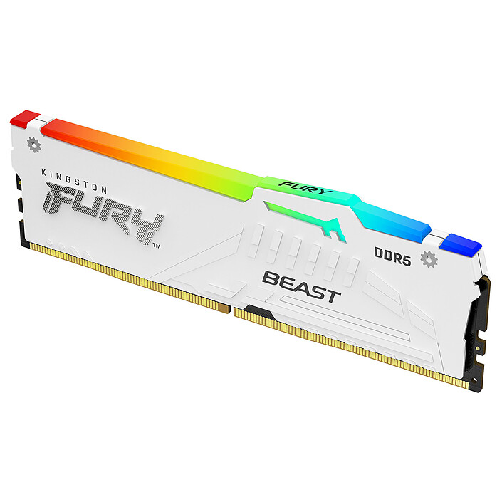 Kingston FURY Beast RGB 16GB DDR5 6000 MHz CL30 - White 