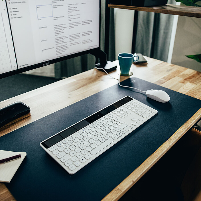 INOVU Desk Mat (Blu navy/Giallo) economico