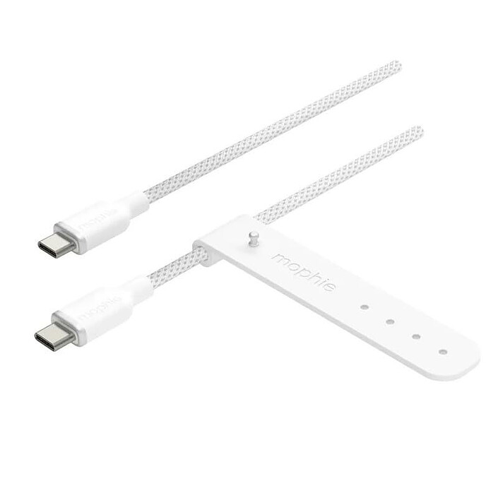 Mophie Charge Stream USB-C to USB-C Blanc (1m)