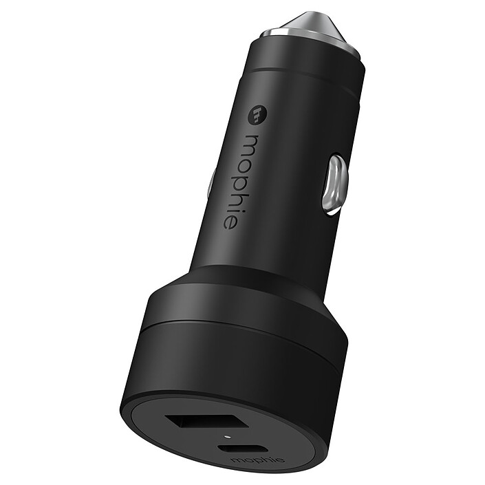Cargador doble USB-C / USB-A de 42 W para coche Mophie
