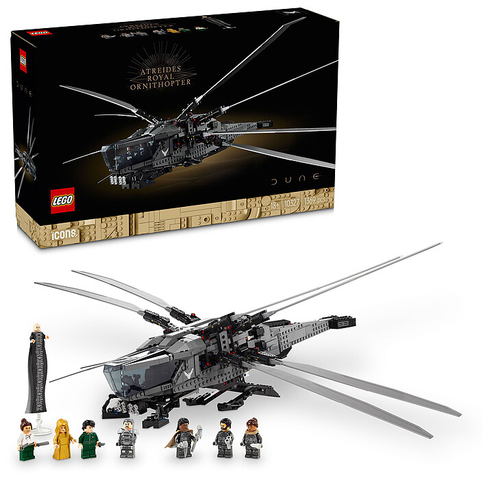 Nota LEGO Icons 10327 Dune Atreides Royal Ornithopter 