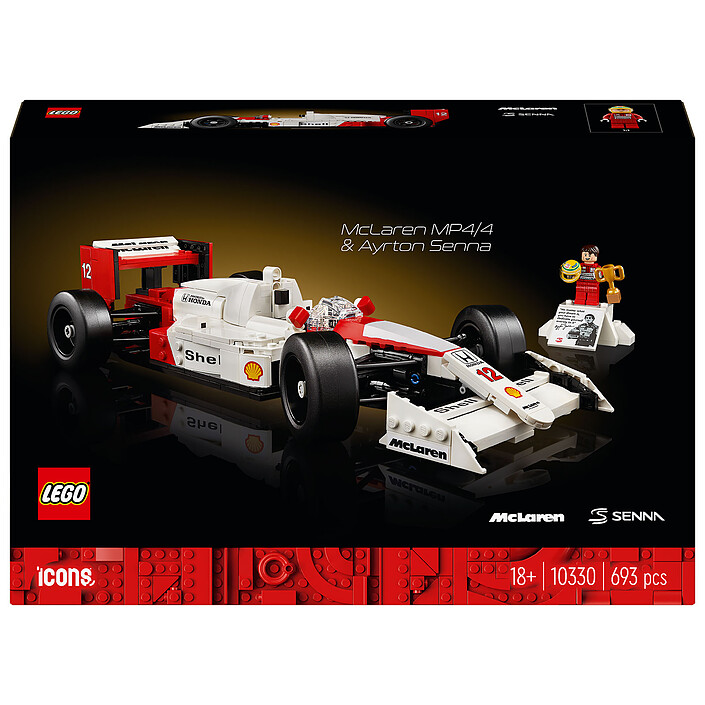 LEGO Icons 10330 McLaren MP4/4 et Ayrton Senna