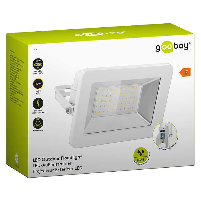 Acquista Goobay Faretto LED da esterno 50W (Bianco)