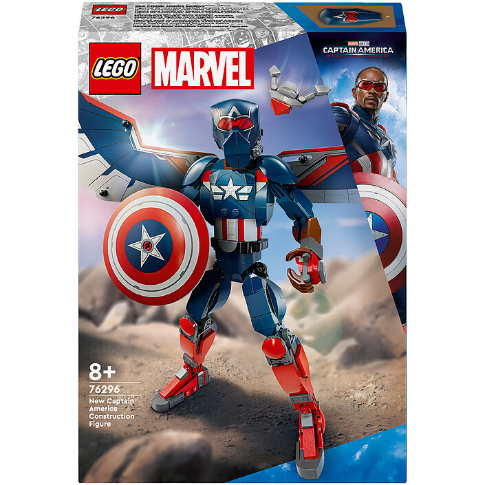 LEGO Marvel 76296 New Captain America Action Figure da costruire