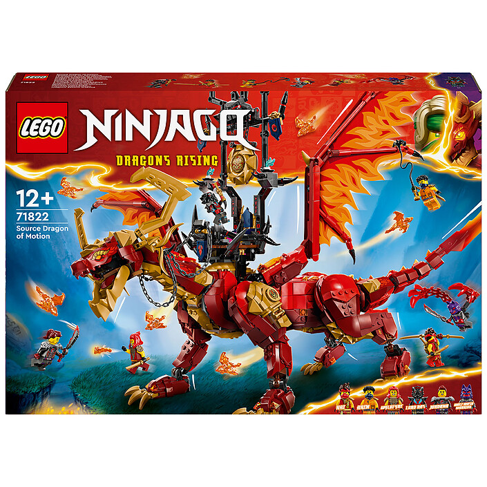 LEGO Ninjago 71822 El dragón fuente de movimiento 