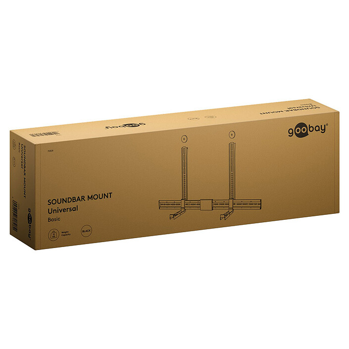 Goobay Soundbar Mount Universal Noir pas cher