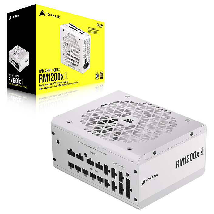 Corsair RM1200x SHIFT 80PLUS Gold - Blanc