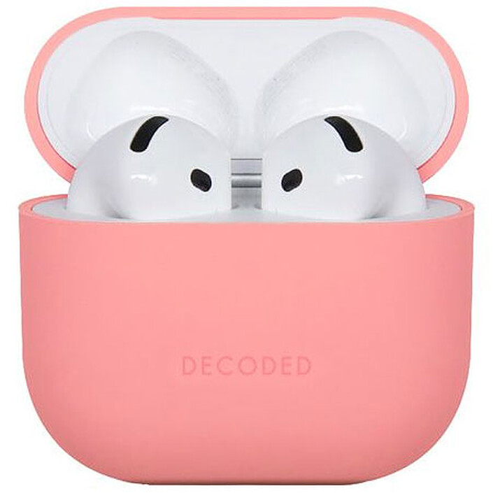 DECODED Silicone AirCase Pink AirPods 4th Gen