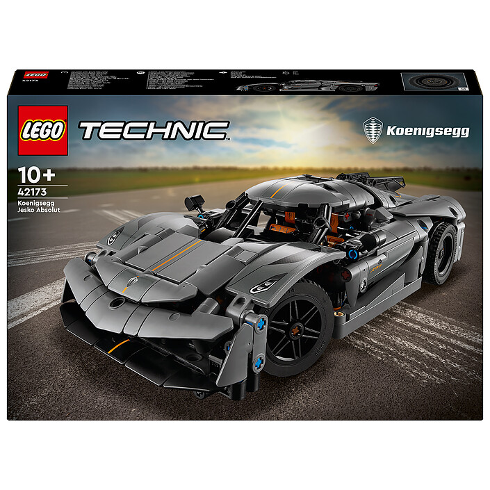 LEGO Technic 42173 Hypercar Koenigsegg Jesko Absolut grey