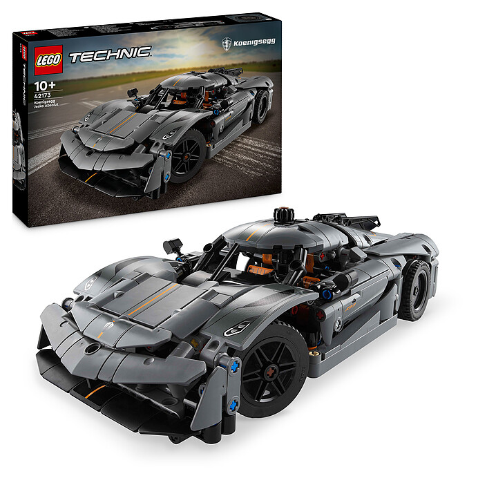 Nota LEGO Technic 42173 Hypercar Koenigsegg Jesko Absolut grey