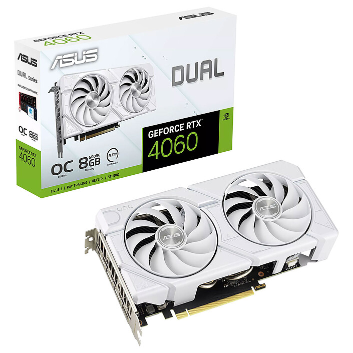 ASUS Dual GeForce RTX 4060 EVO OC White Edition 8GB 