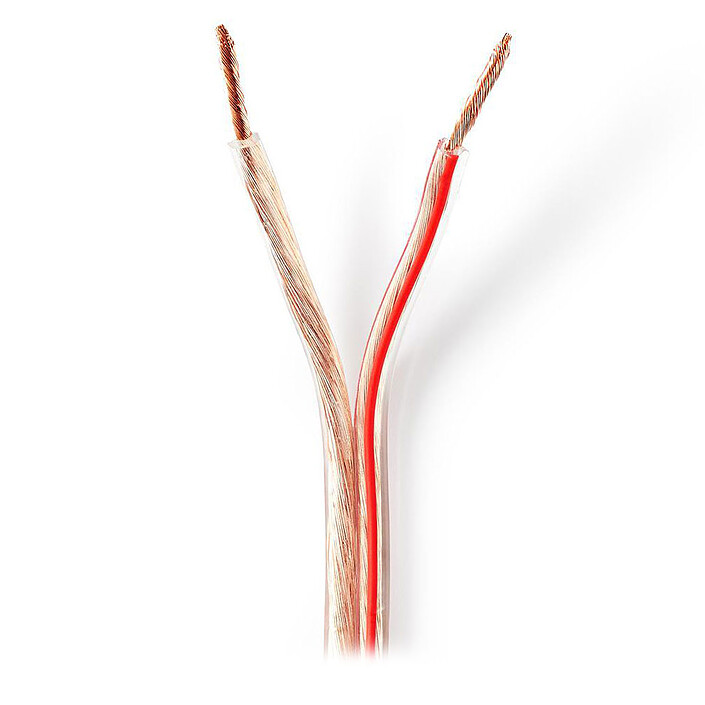 Nedis Speaker Cable 2 x 2.5 mm² - 25 meters (Transparent)
