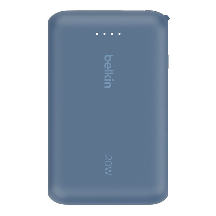 Acheter Belkin Batterie externe 10K 20W avec câble USB-C intégré (Bleu)