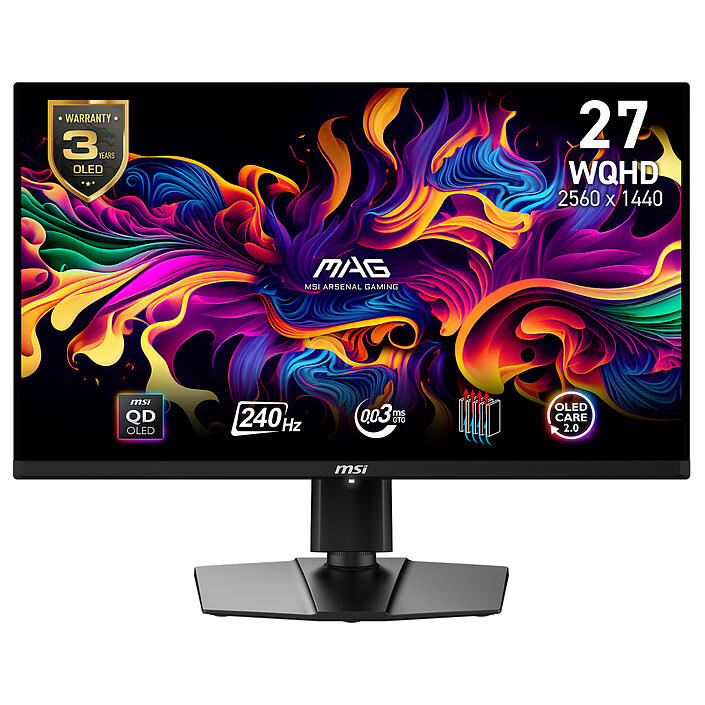 MSI 26.5" LED - MAG 271QPX QD-OLED E2