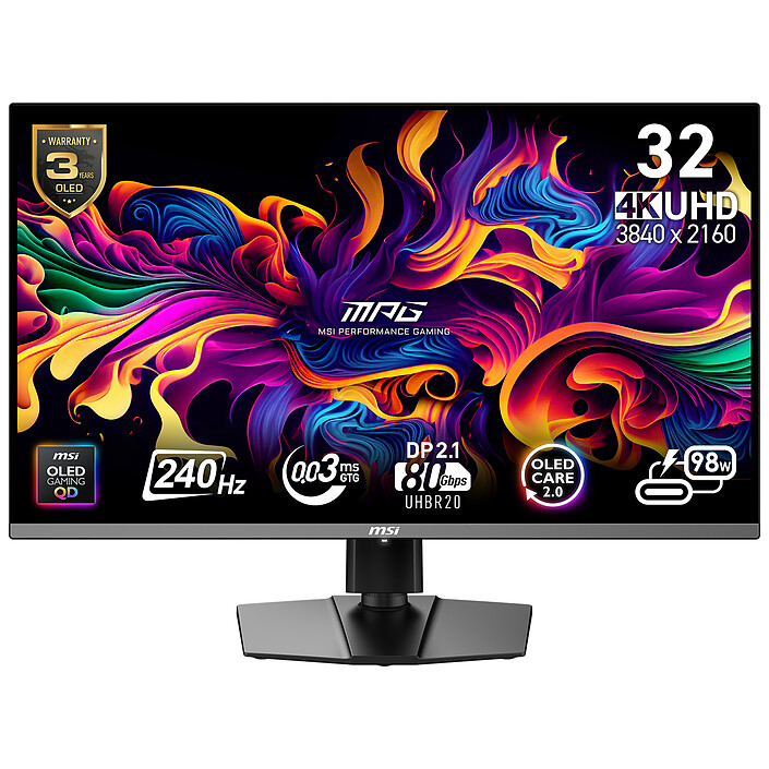 MSI 31,5" LED - MPG 322URX QD-OLED