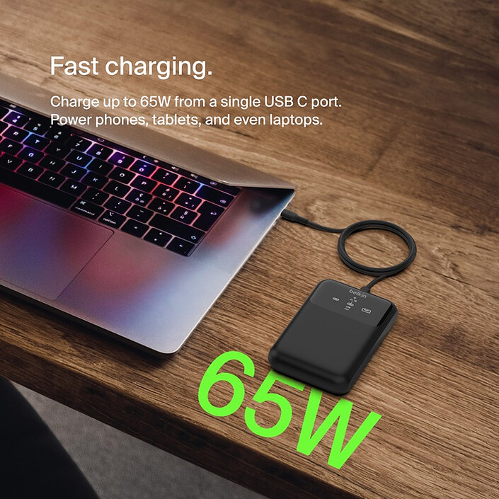 Comprar Batería externa Belkin BoostCharge Pro 20K de 3 puertos 