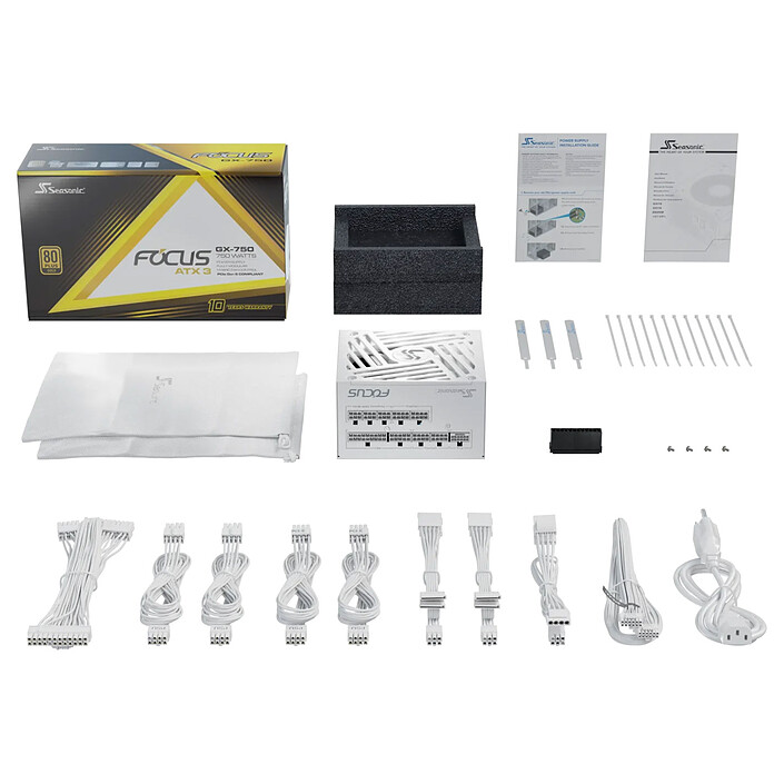 cheap Seasonic FOCUS GX-750 ATX 3 (2024) - White 