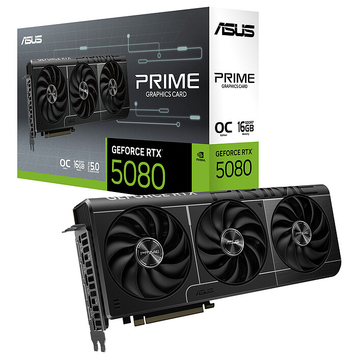 ASUS PRIME GeForce RTX 5080 16GB GDDR7 EVO OC Edition