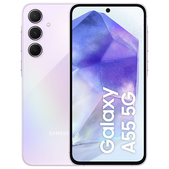 Samsung Galaxy A55 5G Lilas (8 Go / 128 Go) · Reconditionné