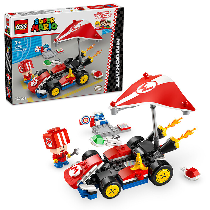 Nota LEGO Super Mario 72032 Mario Kart - Kart standard 