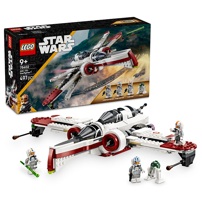 Nota LEGO Star Wars 75402 Il caccia ARC-170 