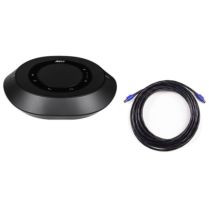 AVer VC520 Pro/VC540 Micro haut-parleur d'extension avec câble de 20 m