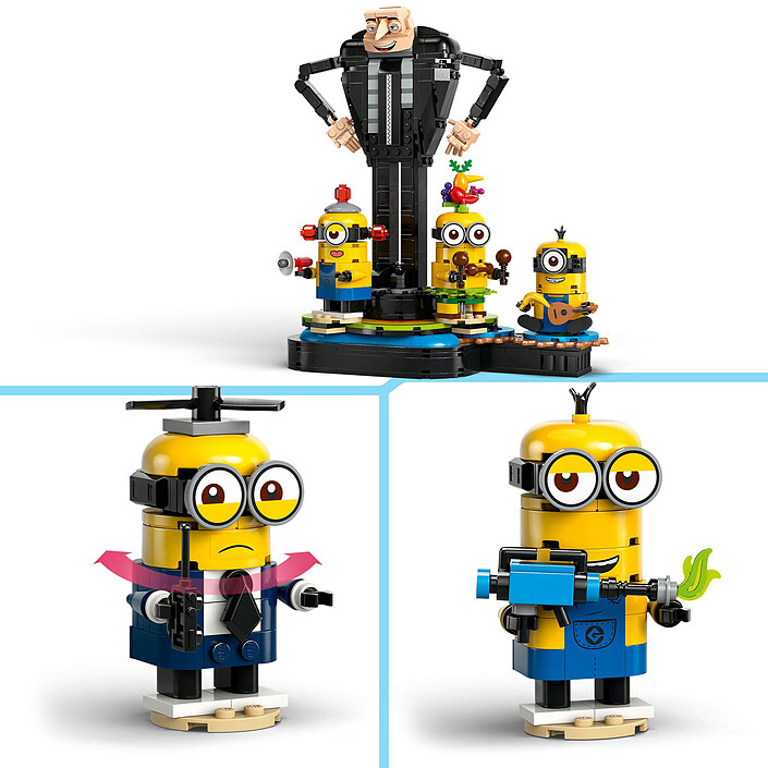 LEGO Moi, Moche et Méchant 4 75582 Gru et les Minions en briques pas cher